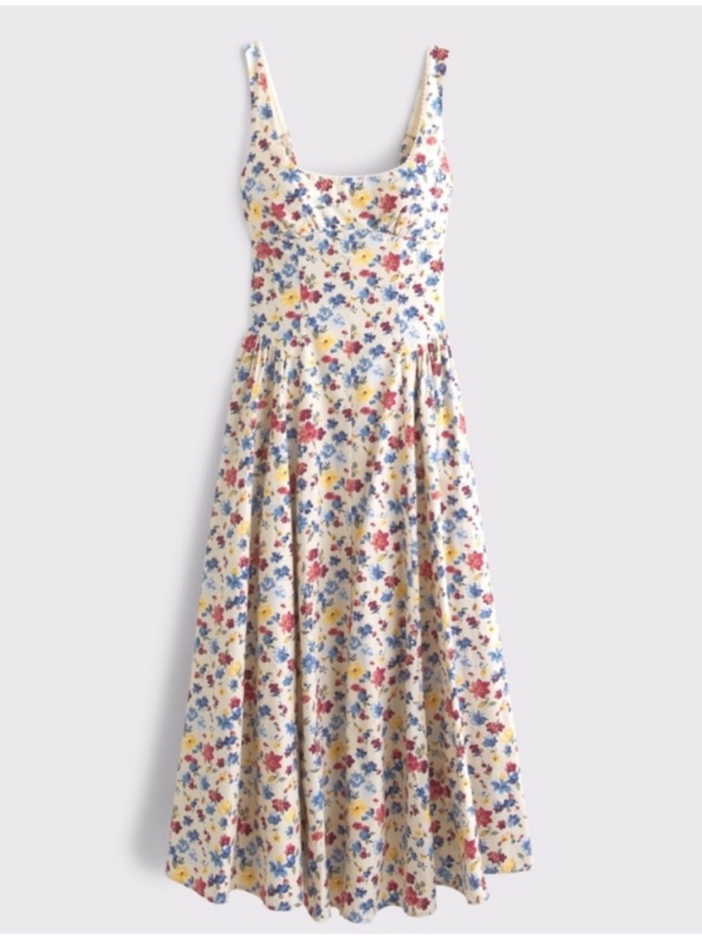 Abercrombie & fitch bra free Dylan midi dress floral